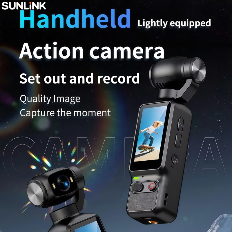 Action Camera 4K - 1pc Handheld Action Camera 4K HD
