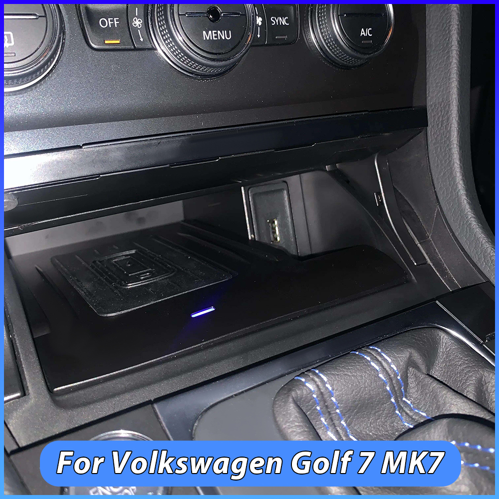 Wireless Phone Charger Pad - 15W Wireless Charging for Volkswagen Golf