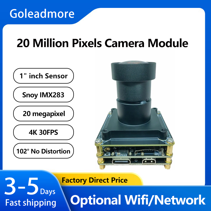 Action Camera 4K - 4K 60FPS IMX283 20MP Camera Module