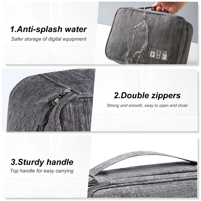 Portable Waterproof Travel Ele - مراجعة Electronics Gadgets Bag وسعره