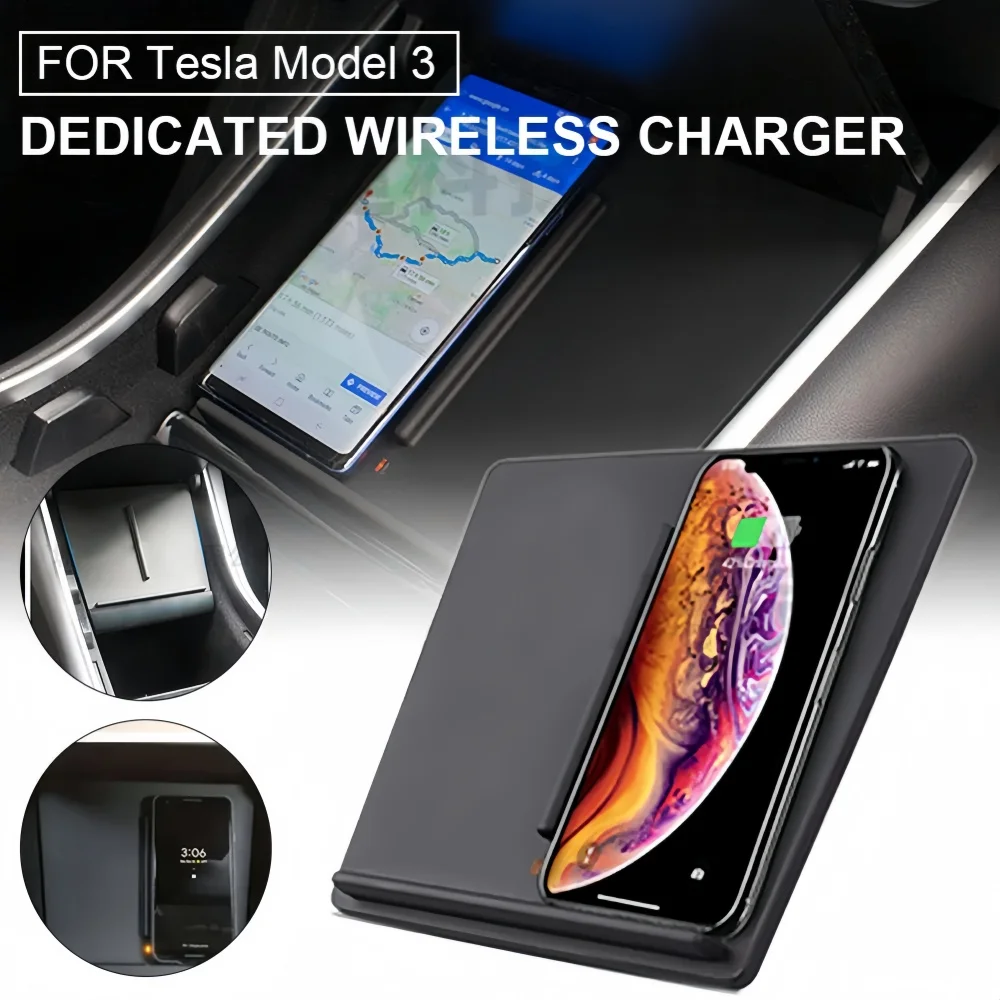 Wireless Car Charger for Tesla - مراجعة Wireless Phone Charger Pad وسعره