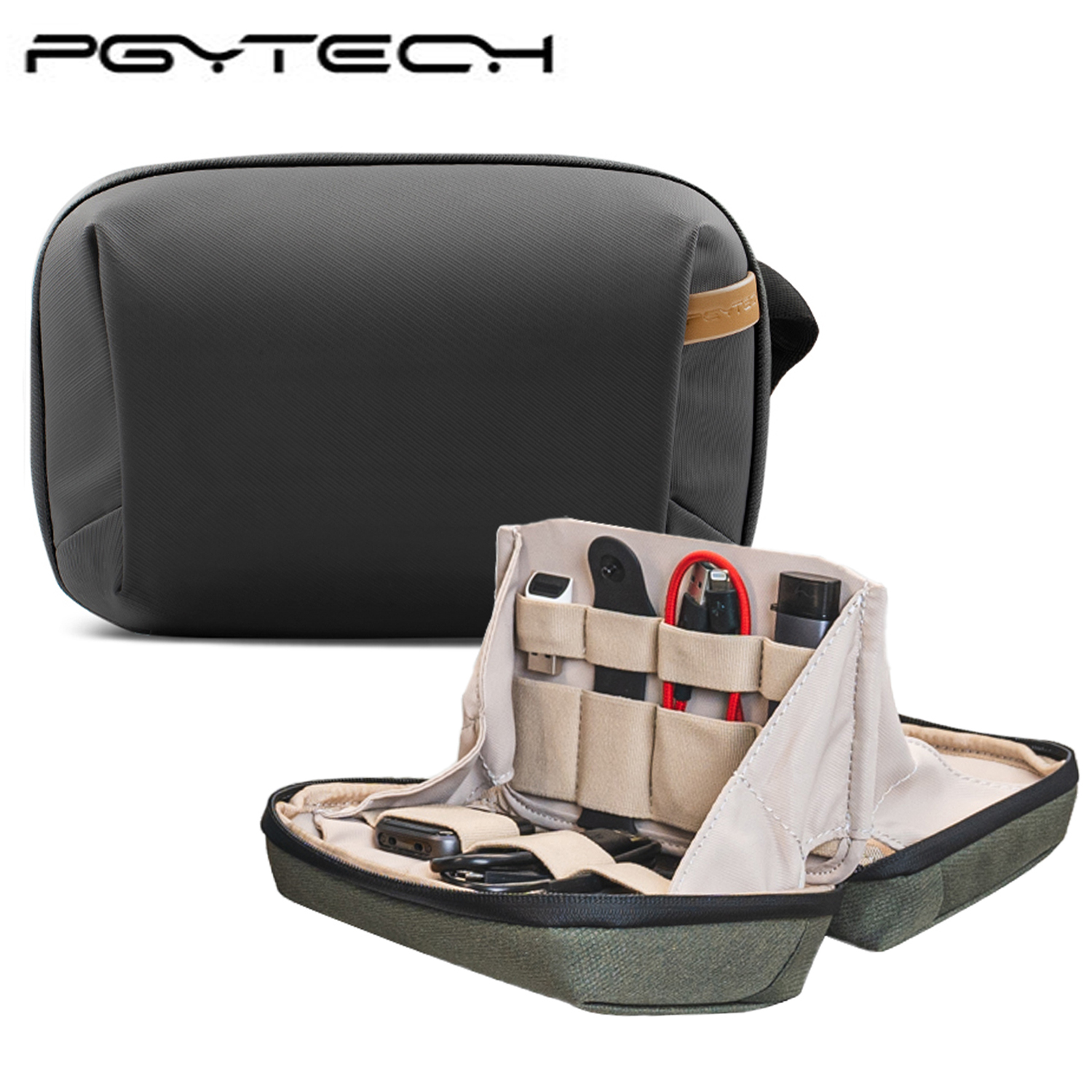 PGYTECH Tech Pouch Organizer B - مراجعة Electronics Gadgets Bag وسعره