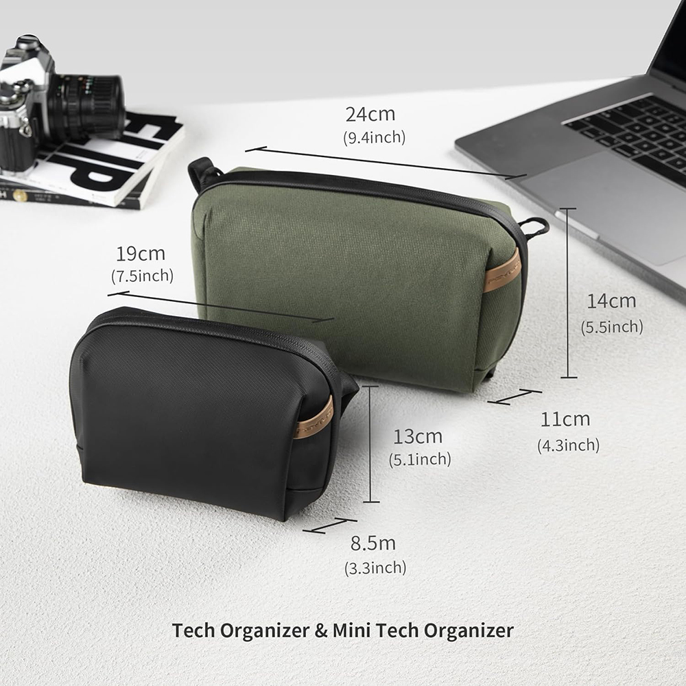 PGYTECH Tech Pouch Organizer B - مراجعة Electronics Gadgets Bag وسعره