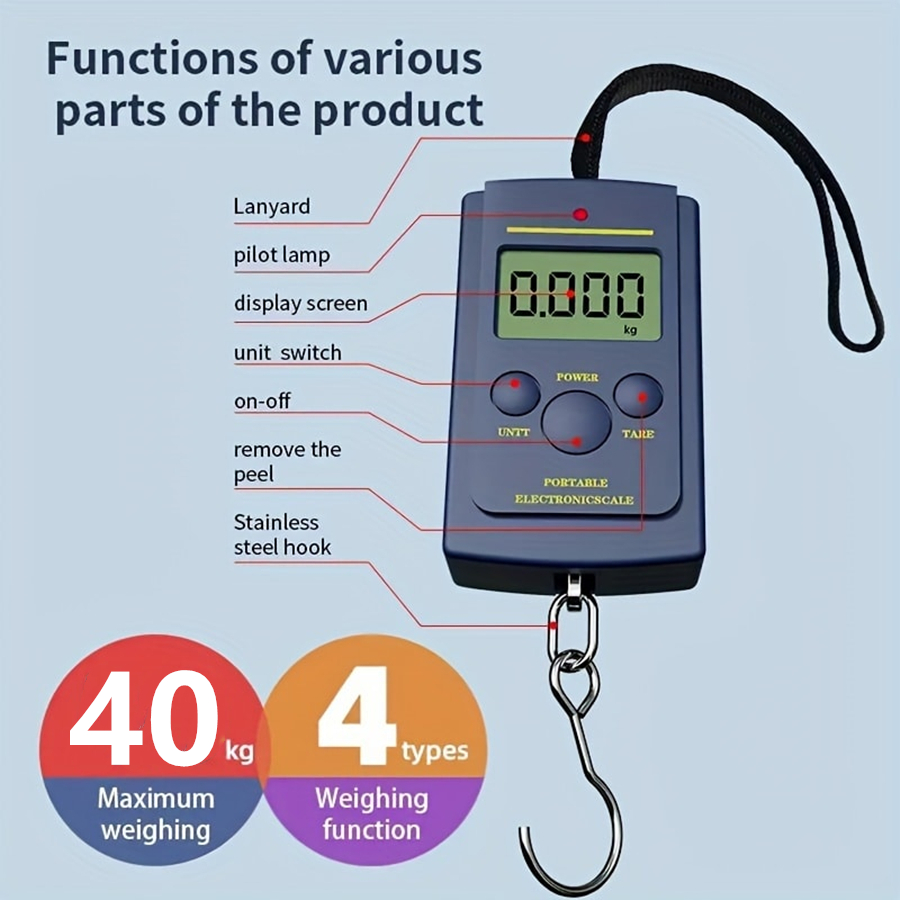 40kg Multifunctional Mini Elec - مراجعة Useful Electronic Gadgets وسعره