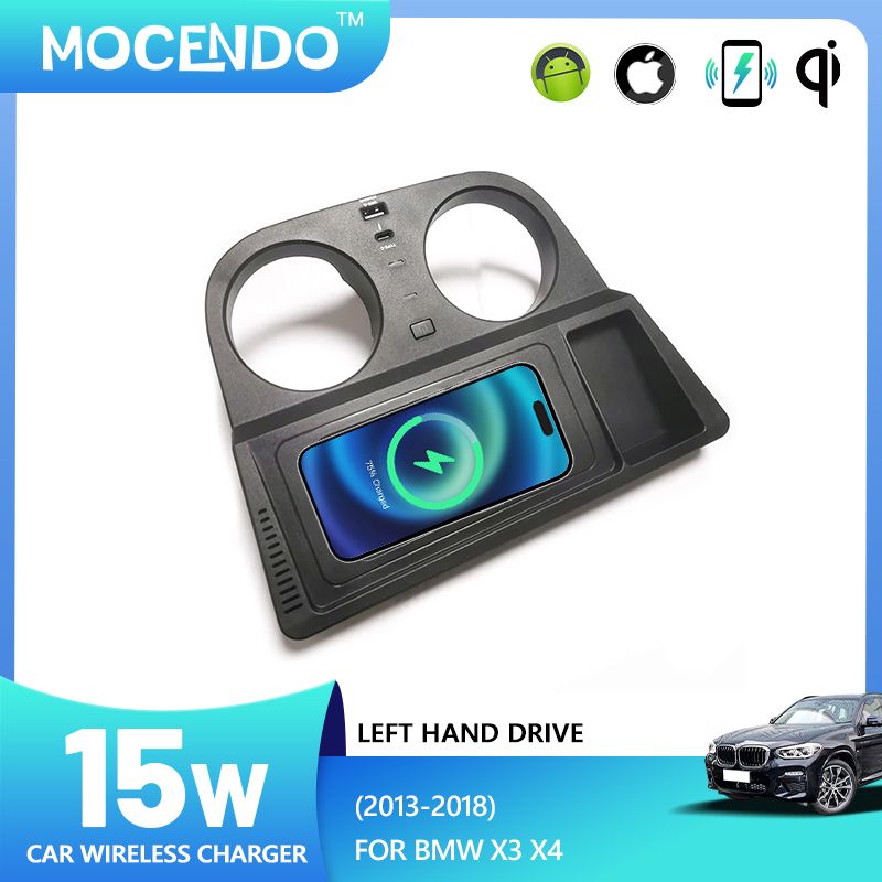 For BMW X3 F25 X4 F26 2014-201 - مراجعة Wireless Phone Charger Pad وسعره