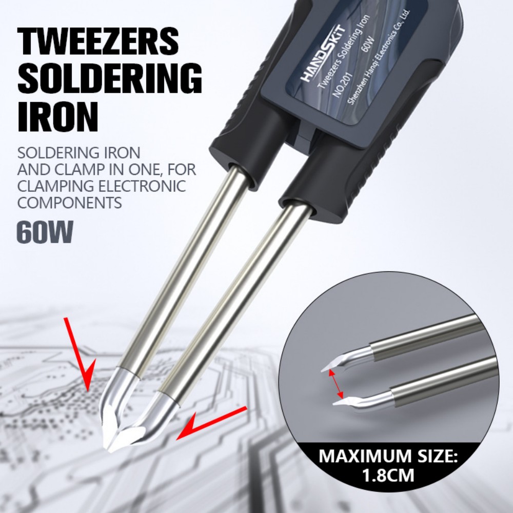 T12 Soldering Tweezer Handle – - مراجعة Useful Electronic Gadgets وسعره