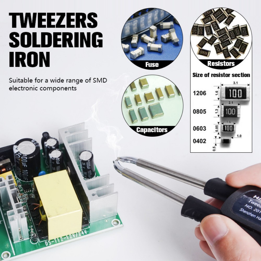 T12 Soldering Tweezer Handle – - مراجعة Useful Electronic Gadgets وسعره