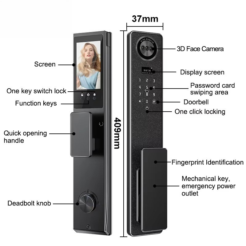 Tuya WiFi Smart Door Lock, Hom - مراجعة Electronics & Gadgets Starting With V وسعره