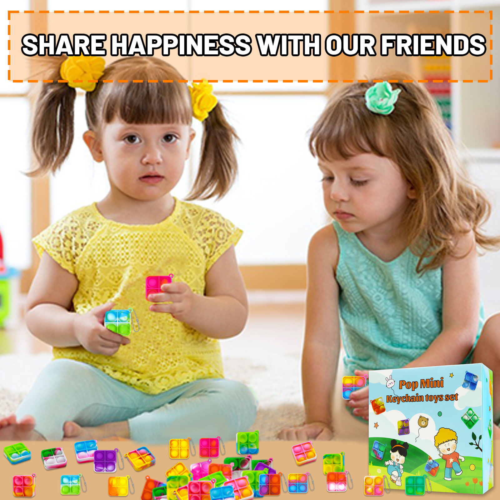 Mini Pop Fidget Keychain Toys  - مراجعة Electronics Gadgets Bag وسعره