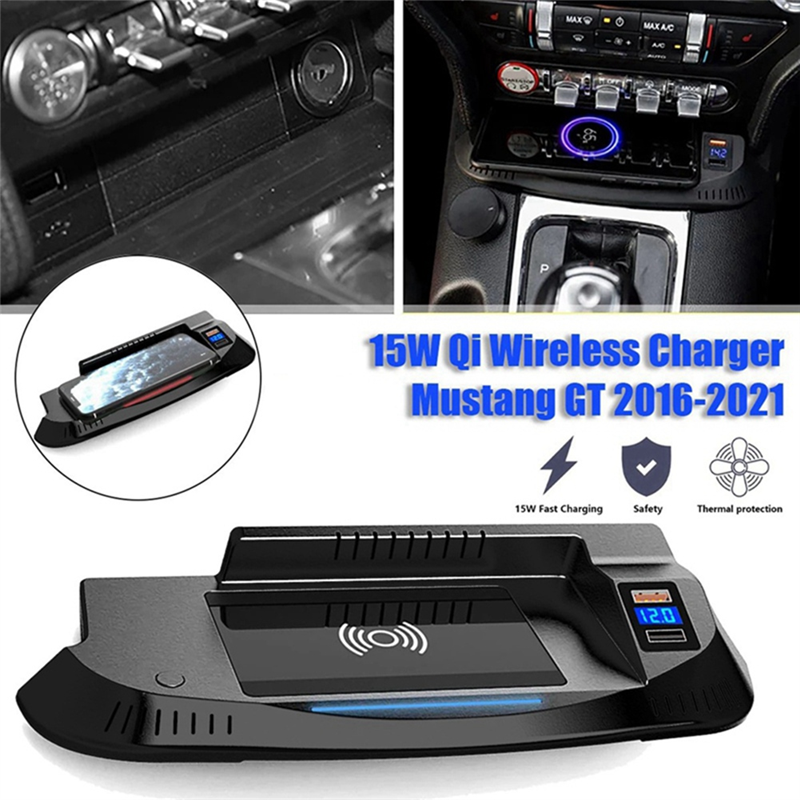 Car 15W QI Wireless Phone Char - مراجعة Wireless Phone Charger Pad وسعره