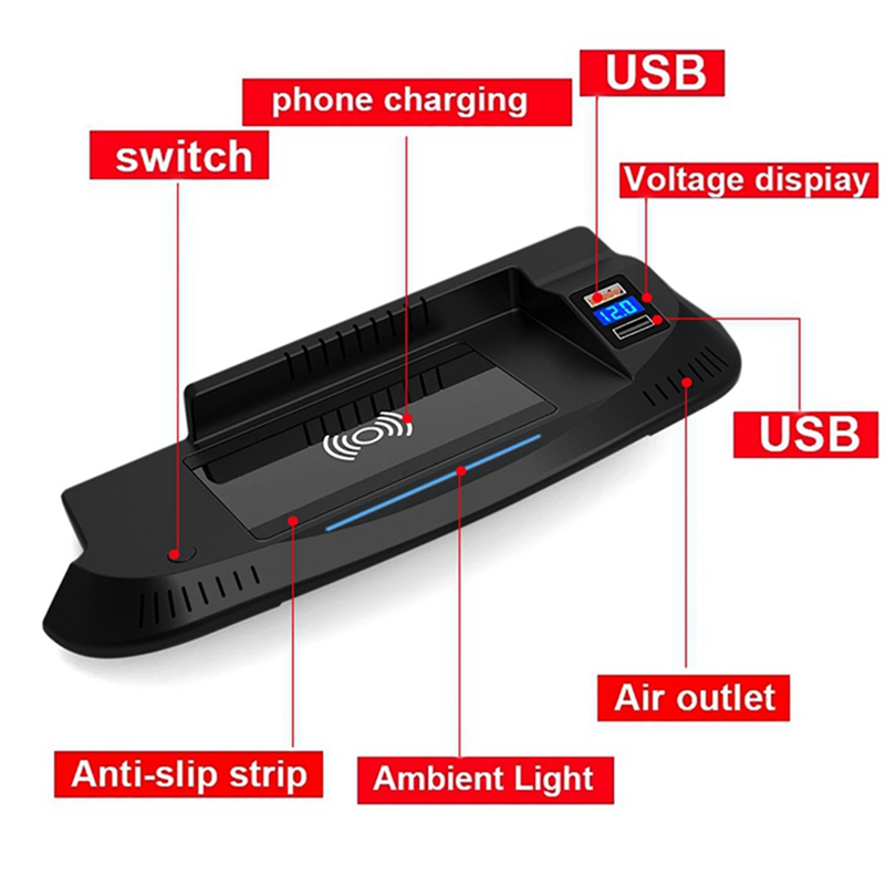 Car 15W QI Wireless Phone Char - مراجعة Wireless Phone Charger Pad وسعره