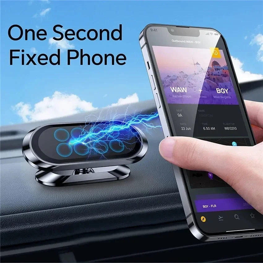 360° Magnetic Car Phone Holder - مراجعة Useful Electronic Gadgets وسعره