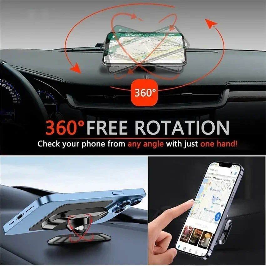 360° Magnetic Car Phone Holder - مراجعة Useful Electronic Gadgets وسعره