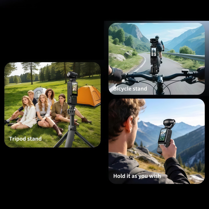 1pc Handheld Action Camera 4K  - مراجعة Action Camera 4K وسعره