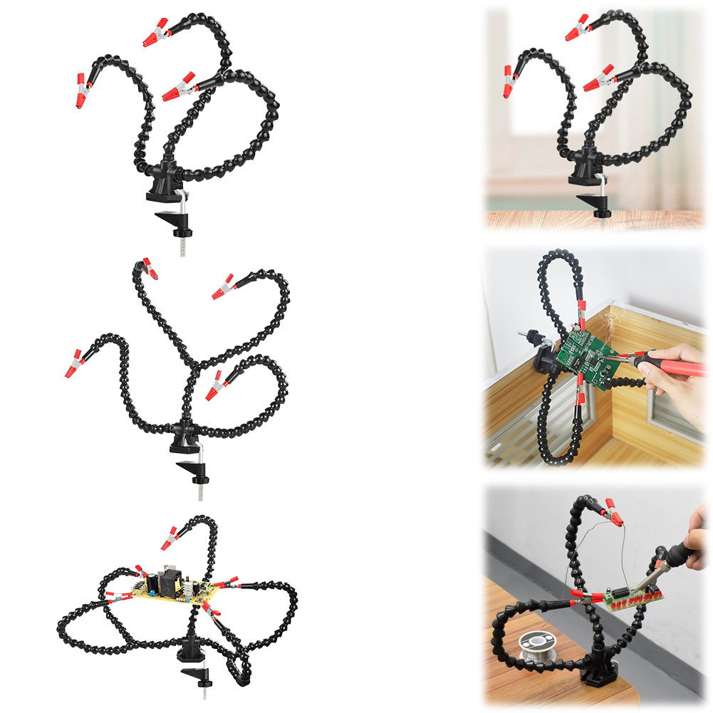 Desk Clamp Soldering Third Han - مراجعة Useful Electronic Gadgets وسعره