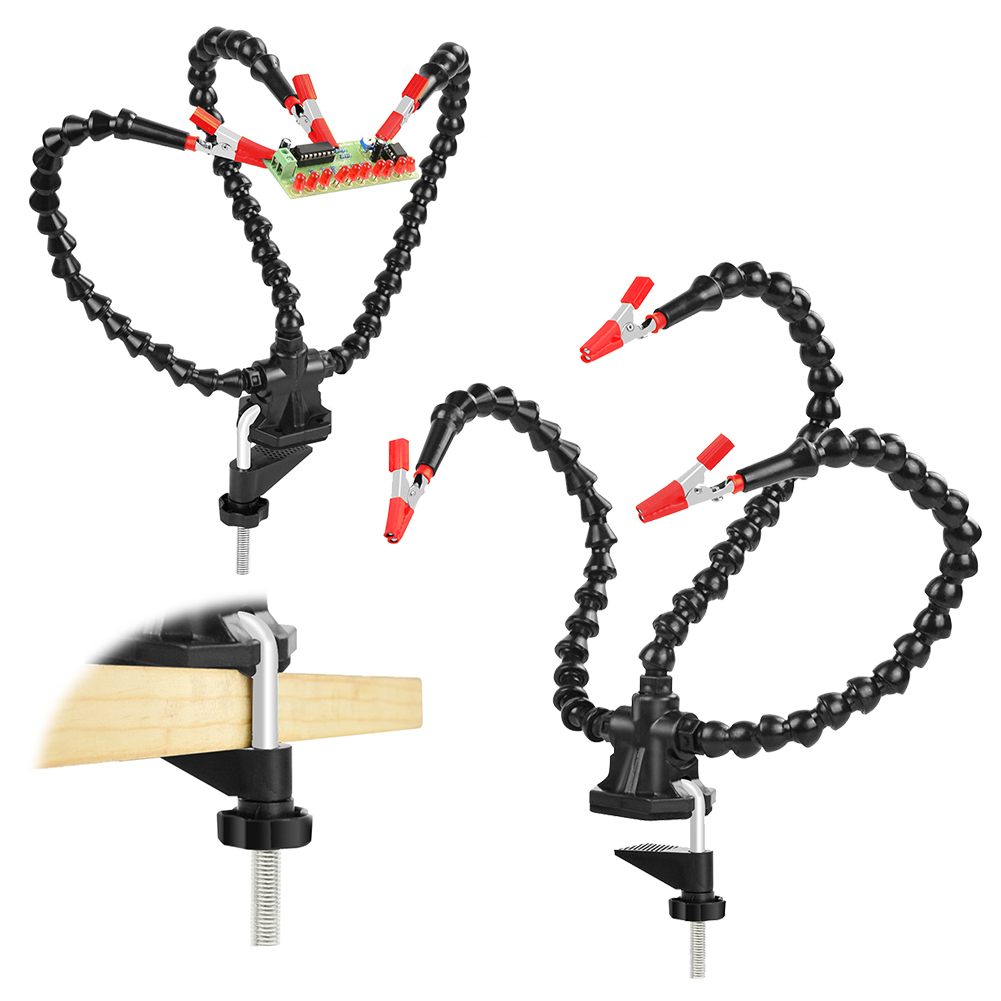 Desk Clamp Soldering Third Han - مراجعة Useful Electronic Gadgets وسعره