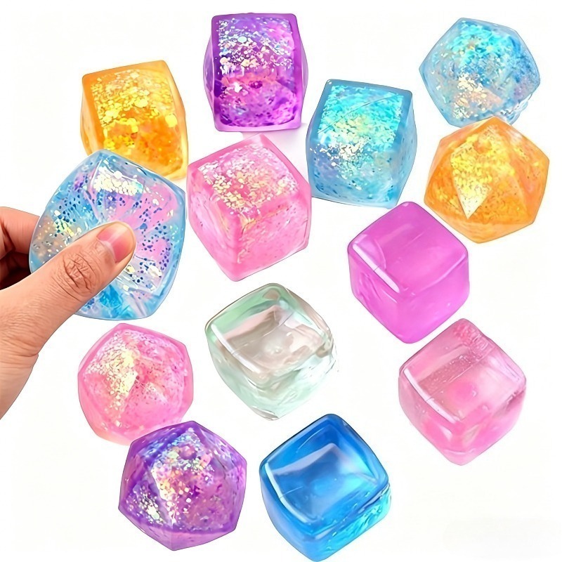Squishy Mini Water Cube Squeez - مراجعة Electronics Gadgets Bag وسعره