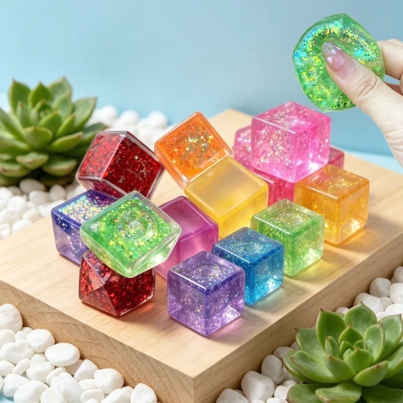 Squishy Mini Water Cube Squeez - مراجعة Electronics Gadgets Bag وسعره