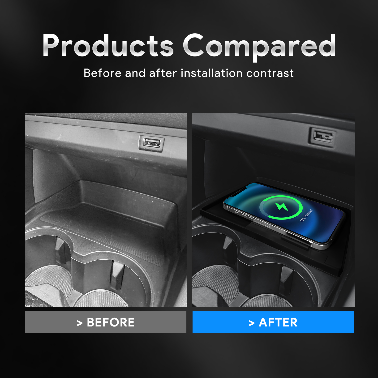 For Mazda 3 Axela 2019-2025 Ca - مراجعة Wireless Phone Charger Pad وسعره