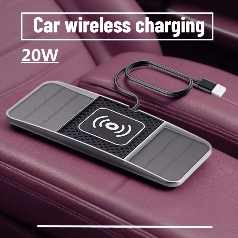 Anti-slip Wireless Fast Chargi - مراجعة Wireless Phone Charger Pad وسعره