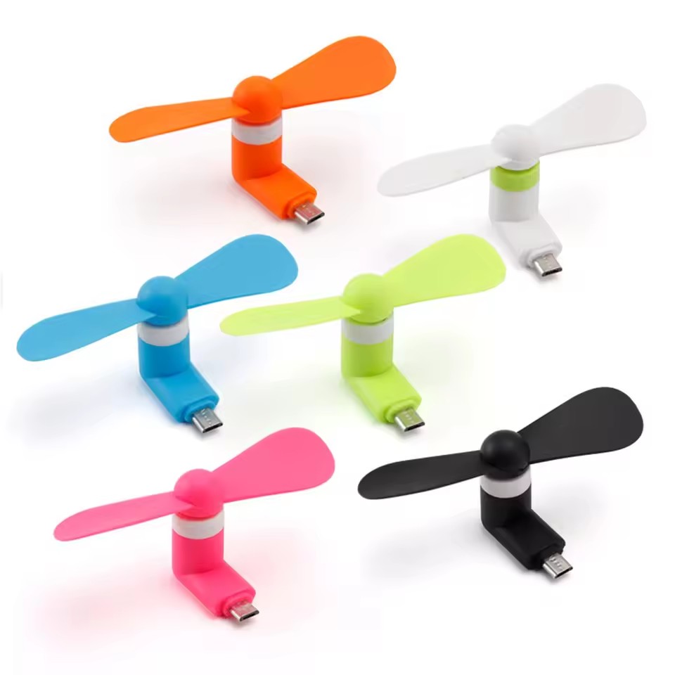 1 PCS Type C Mini Phone Fan Po - مراجعة Electronics Gadgets Sale وسعره