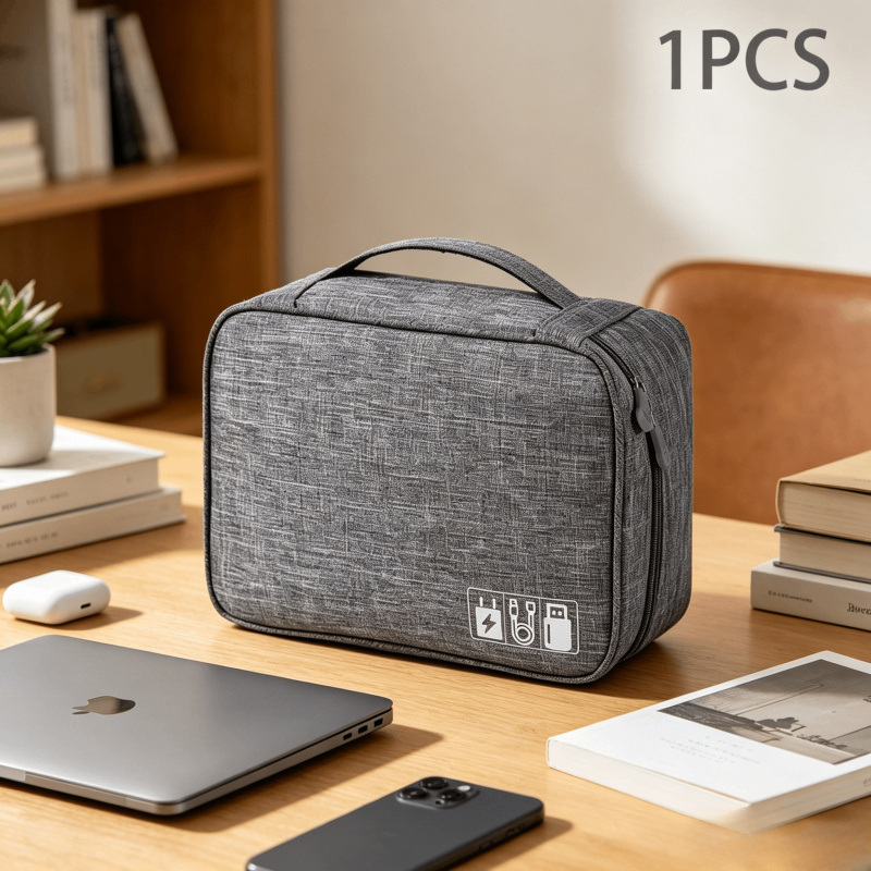 Waterproof Travel Digital Orga - مراجعة Electronics Gadgets Bag وسعره