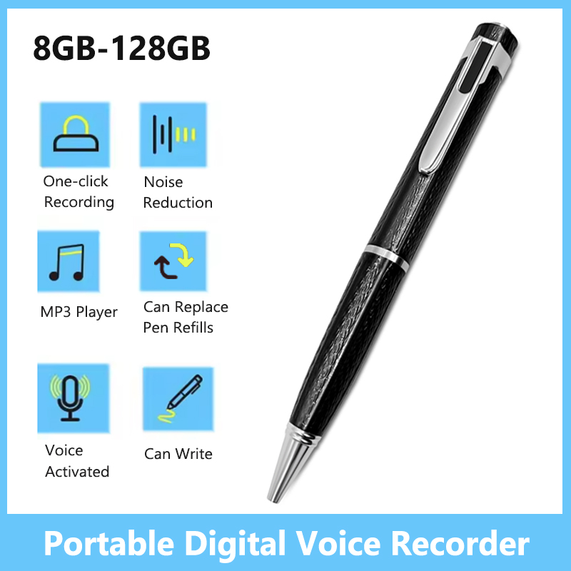 8GB-128GB Digital Voice Record - مراجعة Voice Recorder Pen وسعره