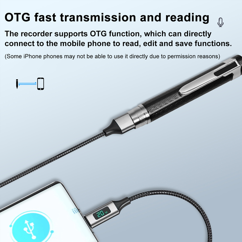 8GB-128GB Digital Voice Record - مراجعة Voice Recorder Pen وسعره