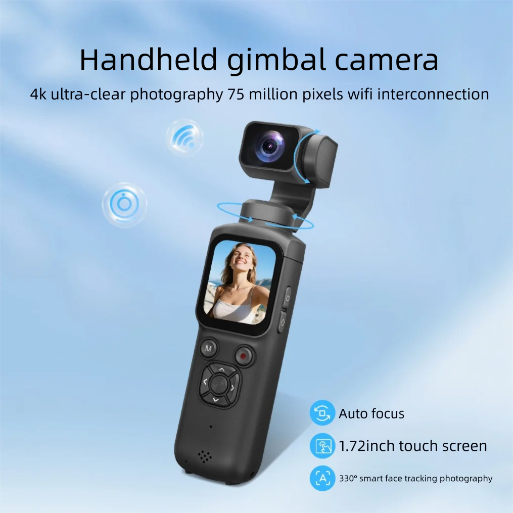 4K HJD05 Pocket 3 Camera with  - مراجعة Action Camera 4K وسعره