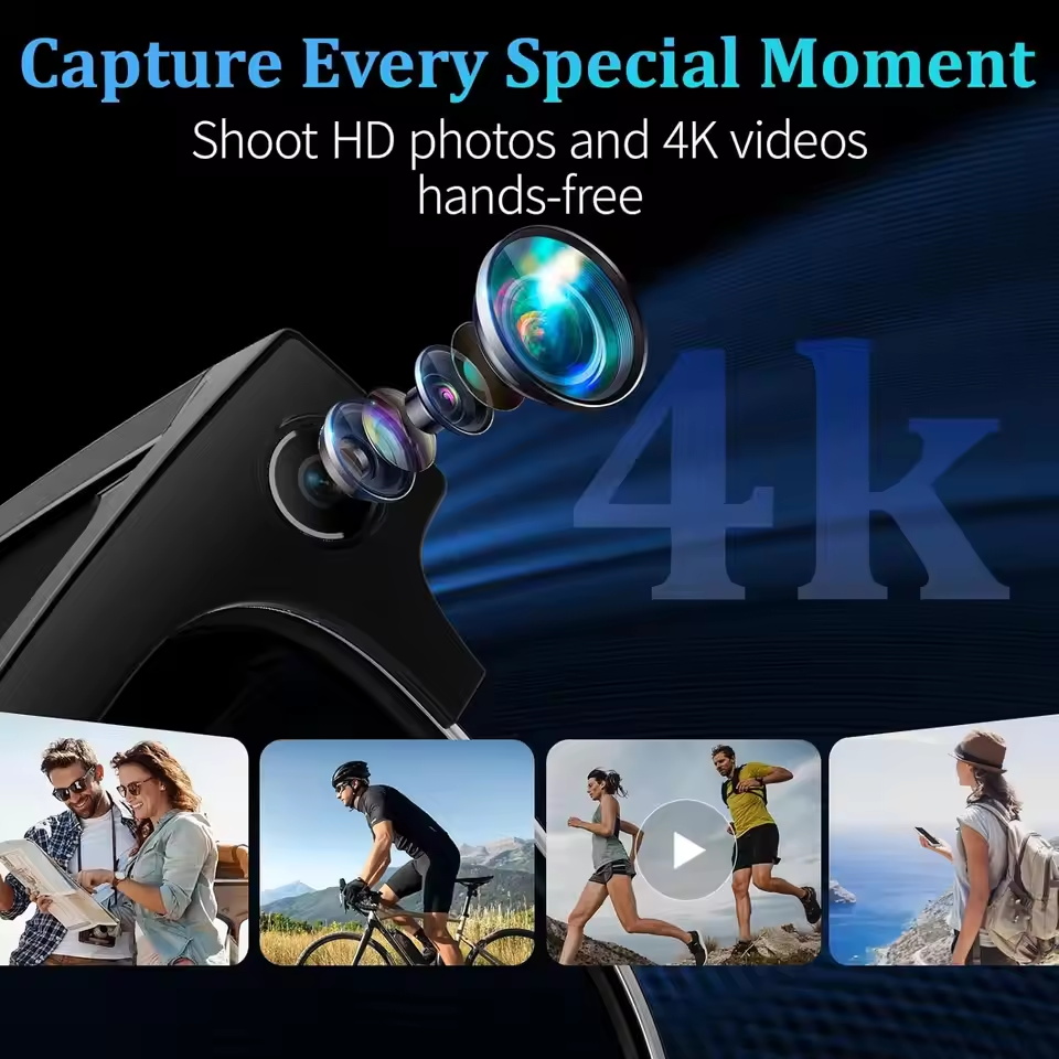 New HOT Business Smart Glasses - مراجعة Action Camera 4K وسعره