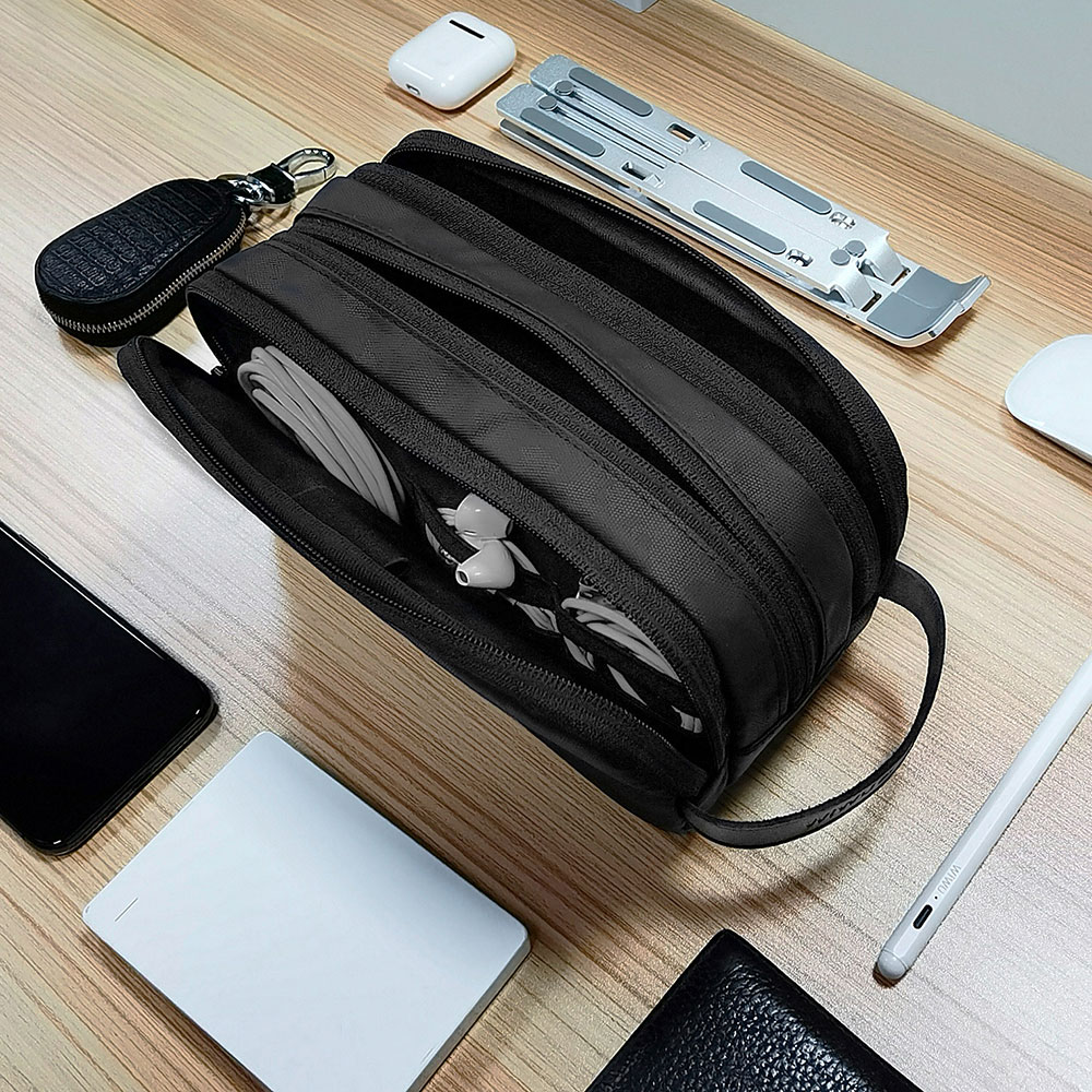 WIWU Electronic Storage Bag Po - مراجعة Electronics Gadgets Bag وسعره