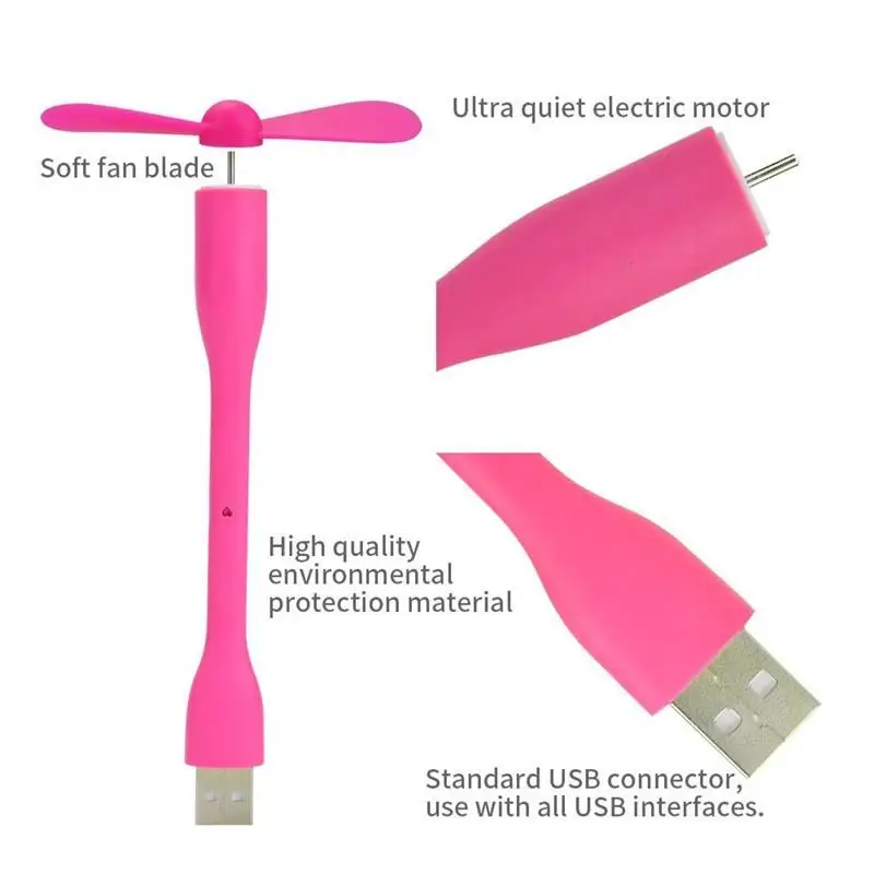 USB Fan Flexible Mini USB Outp - مراجعة Electronics Gadgets Sale وسعره