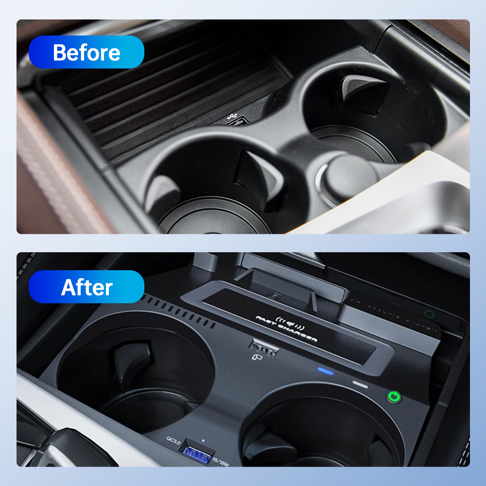 For BMW 5 6 Series G30 G38 G32 - مراجعة Wireless Phone Charger Pad وسعره