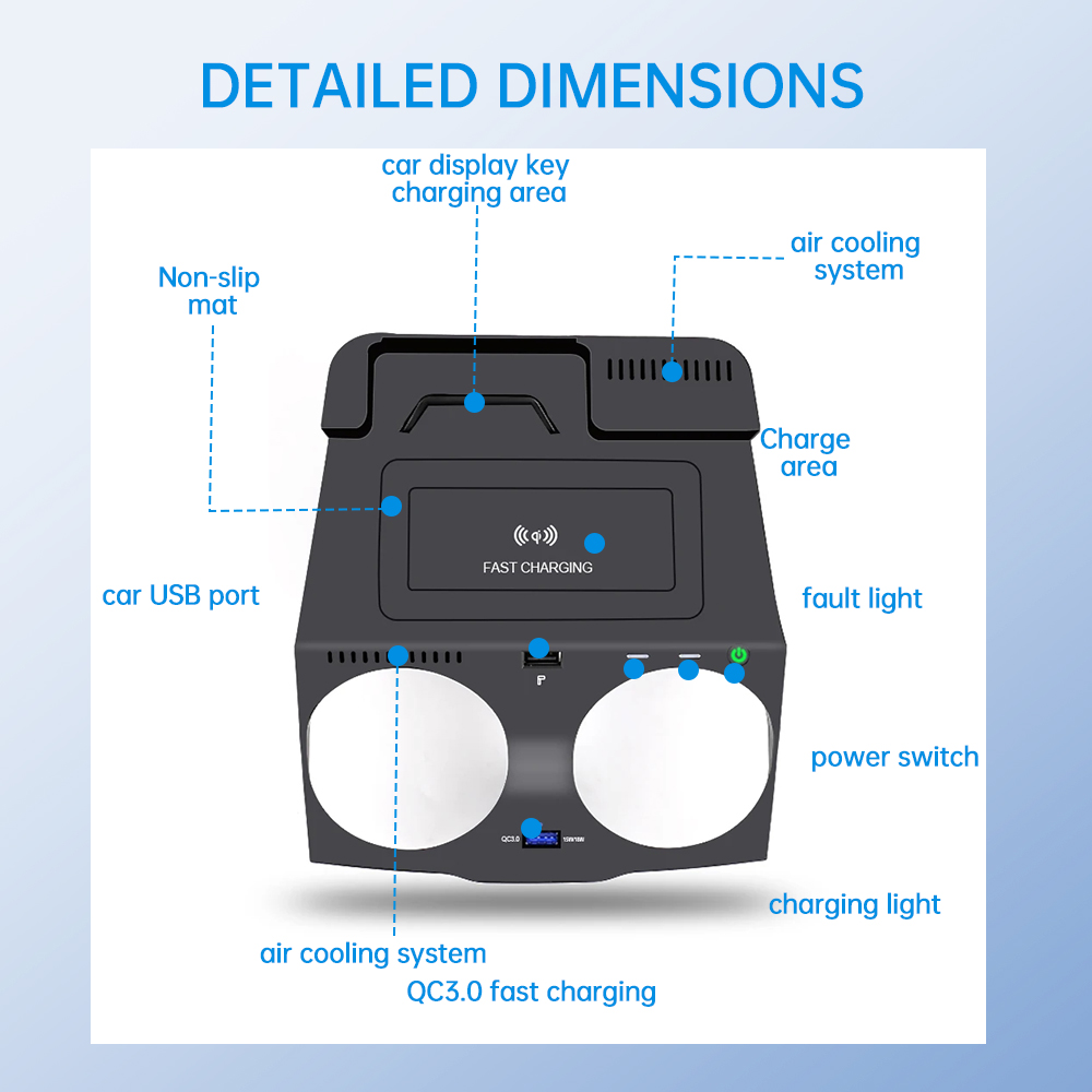 For BMW 5 6 Series G30 G38 G32 - مراجعة Wireless Phone Charger Pad وسعره