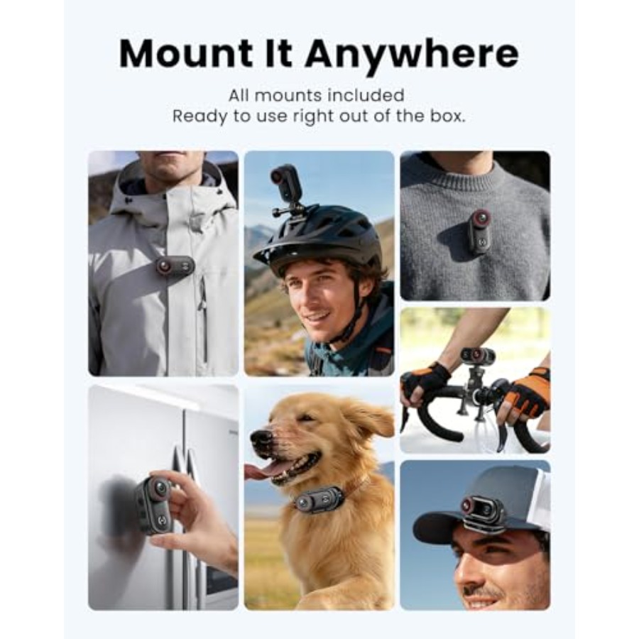 4K Mini Body Camera for work,  - مراجعة Action Camera 4K وسعره