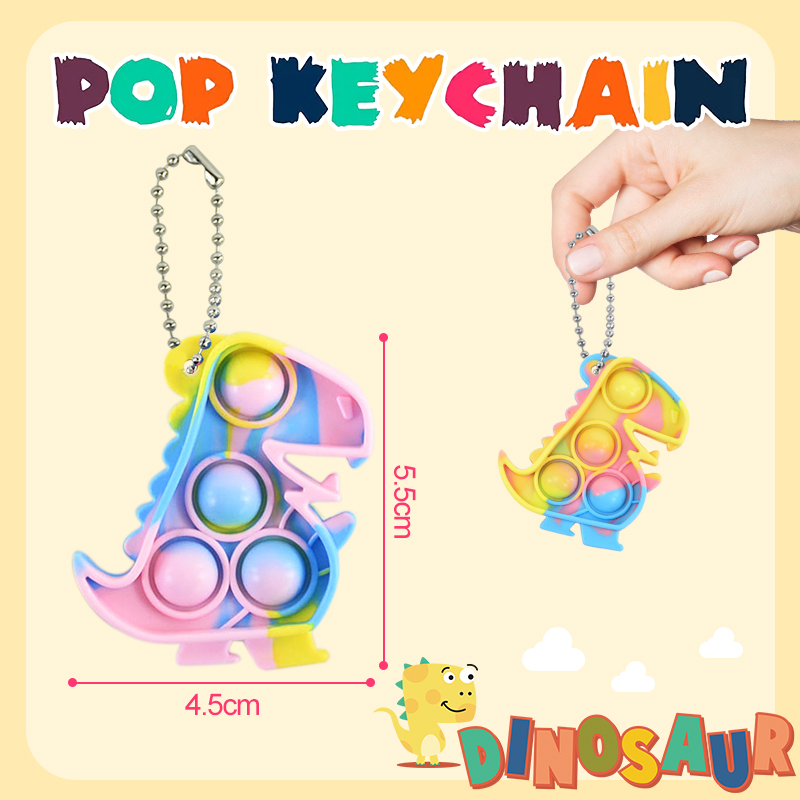 10/20pcs Mini Dinosaur Pop Key - مراجعة Electronics Gadgets Bag وسعره