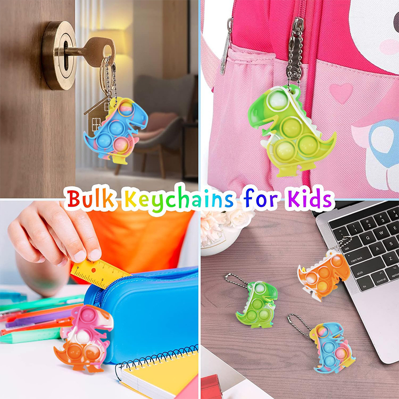 10/20pcs Mini Dinosaur Pop Key - مراجعة Electronics Gadgets Bag وسعره