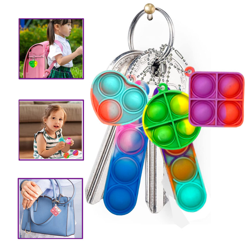 20Pcs Mini Pop Keychain Toddle - مراجعة Electronics Gadgets Bag وسعره