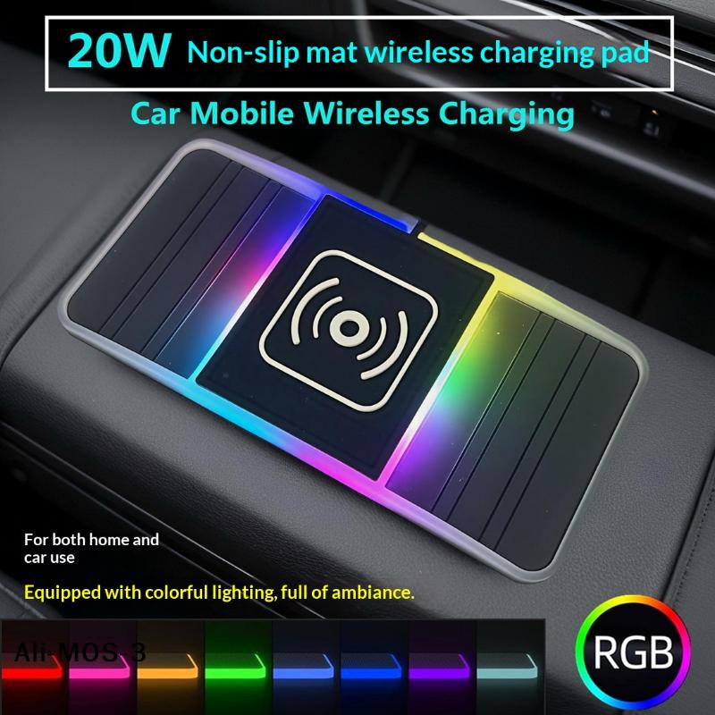 【S】20W Car Wireless Charger Ca - مراجعة Wireless Phone Charger Pad وسعره
