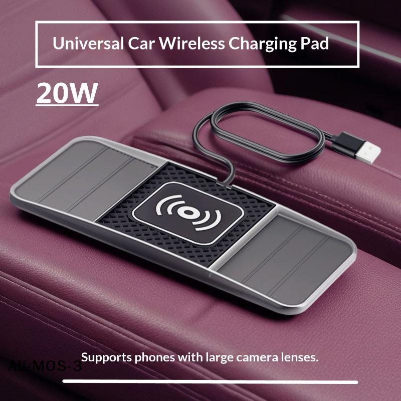 【S】20W Car Wireless Charger Ca - مراجعة Wireless Phone Charger Pad وسعره
