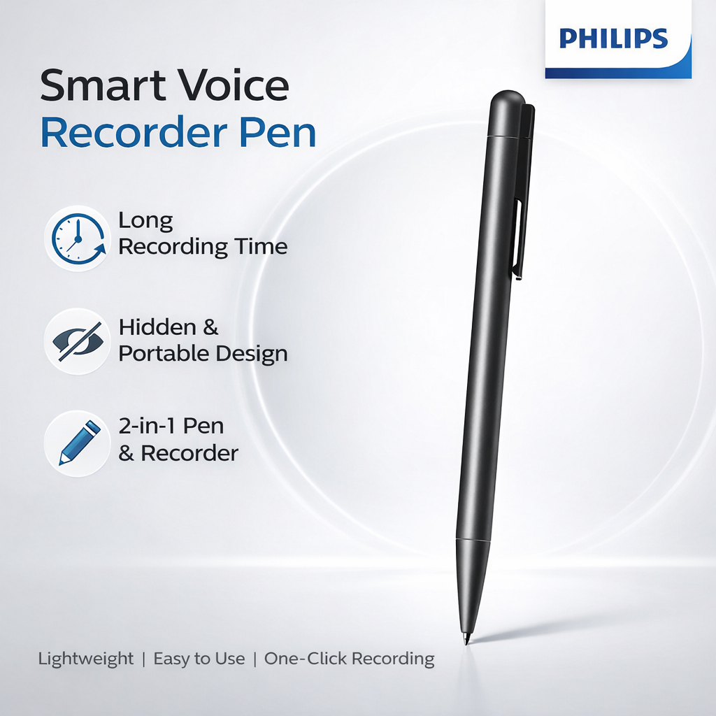 Philips Voice Recorder Pen AI  - مراجعة Voice Recorder Pen وسعره
