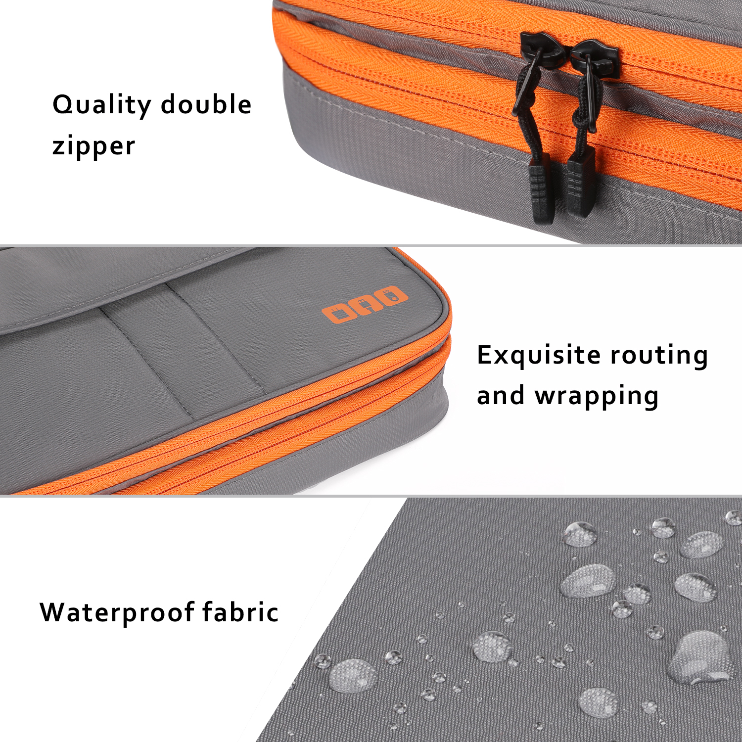 Double Layers Large Capacity T - مراجعة Electronics Gadgets Bag وسعره